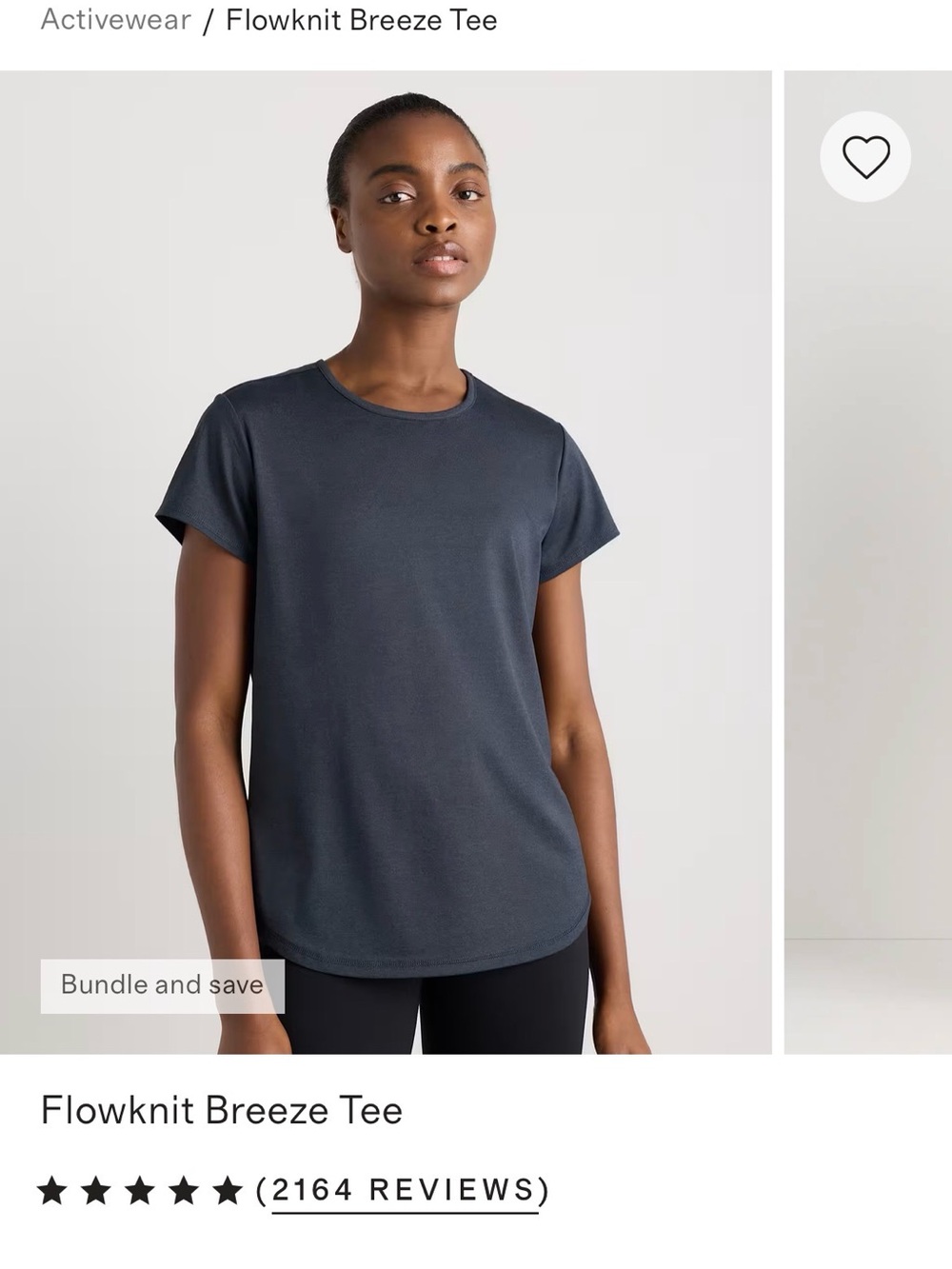 Flowknit Breeze Tee - Deep Navy